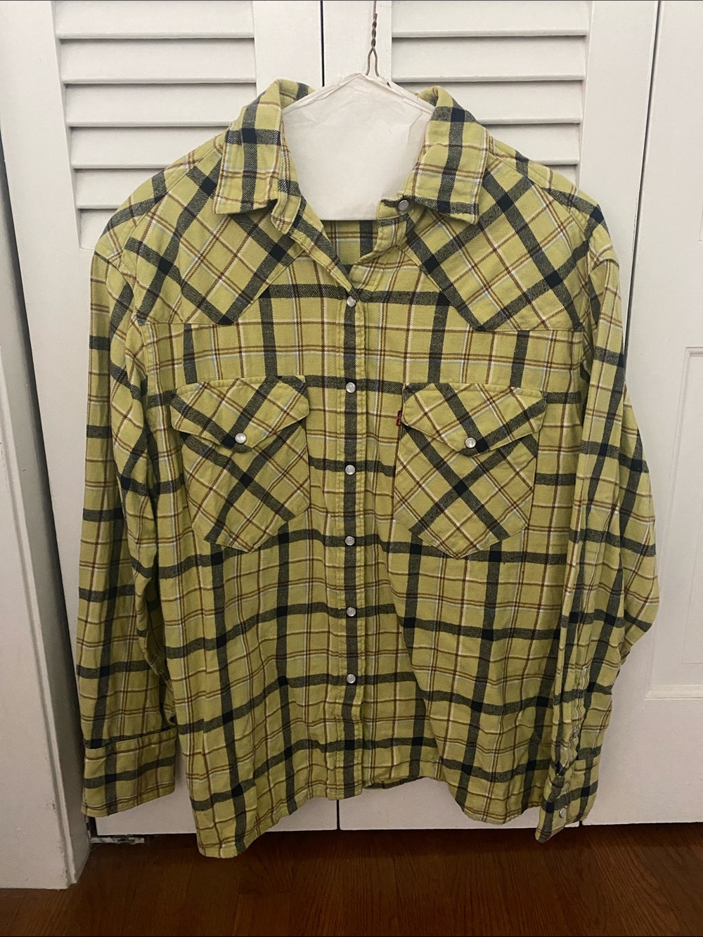 Women’s Oversized Green Plaid Dylan Flannel